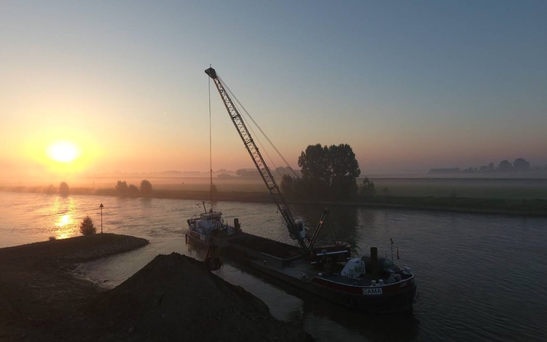 Diverse werken op de IJssel