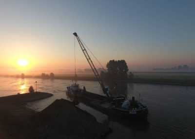 Diverse werken op de IJssel